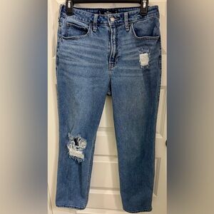 Hollister Distressed Straight Leg Jeans Size 7L